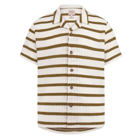 GUESS M5GP25 - ARMY OLIVE STRIPE MU - CAMICIE - Image 3