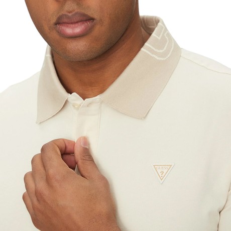 GUESS M5GP66 - RESORT SAND - МУЖСКИЕ СПОРТИВНЫЕ РУБАШКИ С КОРОТКИМИ РУКАВАМИ - Image 3