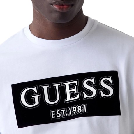 Tricou Guess pure white &mdash; poze 3