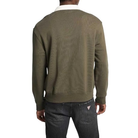 Mikiny Guess Jeans olive light green &mdash; fot 2
