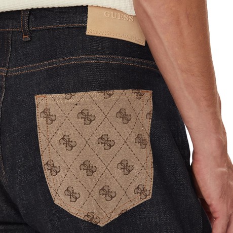 Джинсы Guess shaman logo &mdash; фотографии 3