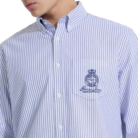 Chemises Guess Jeans regal blue stripes &mdash; photo 3