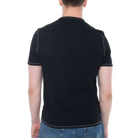 Tricou Guess Jeans jet black a996 &mdash; poze 2