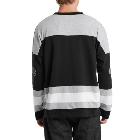 Tricou Guess Jeans jet black color bloc &mdash; poze 2