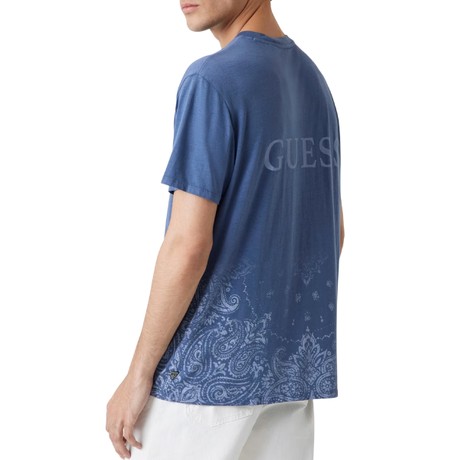 Tricou Guess endless blue multi &mdash; poze 2