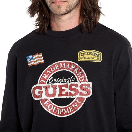 T-shirt Guess jet black multi &mdash; pictures 3