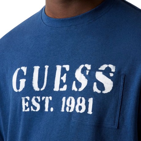 Tricou Guess endless blue &mdash; poze 3