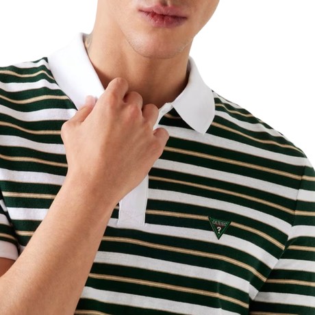 Polos Guess white / alpine strip &mdash; foto 2