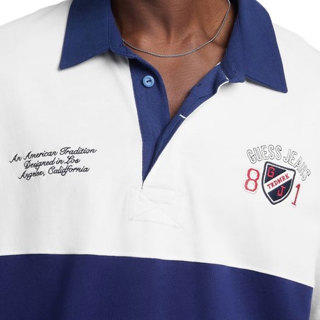 Tricouri Polo Guess pristine white &mdash; poze 3