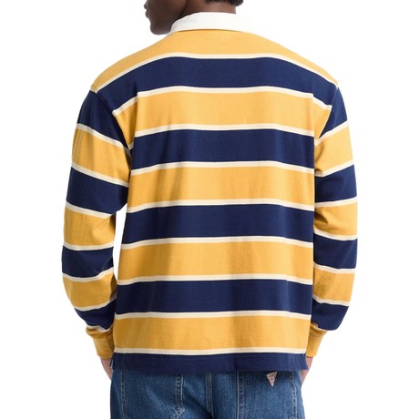 Tricouri Polo Guess Jeans yellow&navy multistr &mdash; poze 2