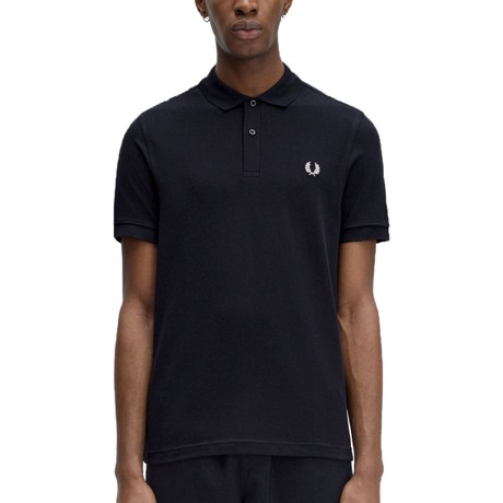 FRED PERRY M6000 - Black / White - POLO - Image 2