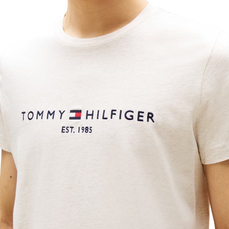 TOMMY HILFIGER MW0MW11797 - Heathered Oatmilk - TRIČKO - Image 3