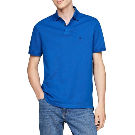 TOMMY HILFIGER MW0MW17770 - Vibrant Indigo - POLO SHIRTS