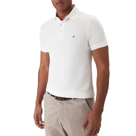 TOMMY HILFIGER MW0MW17771 - White - KOSZULKI POLO