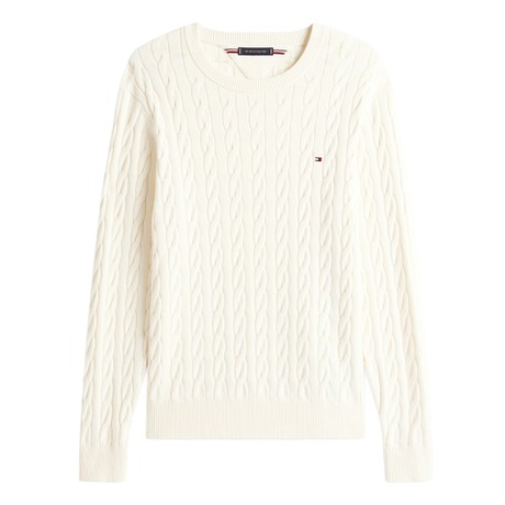 TOMMY HILFIGER MW0MW33132 - Ivory Petal - JERSEYS - Image 3