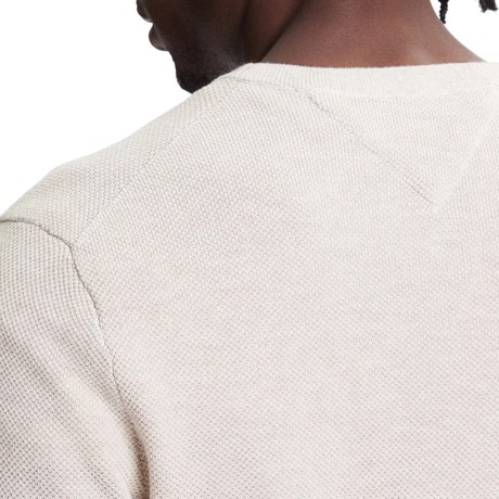 TOMMY HILFIGER MW0MW36347 - Heathered Oatmilk - JERSEYS - Image 3