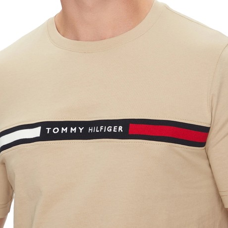 TOMMY HILFIGER MW0MW36498 - SANDALWOOD - ФУТБОЛКА - Image 3