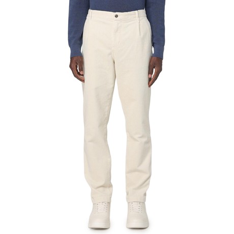 TOMMY HILFIGER MW0MW36693 - IVORY - TROUSERS