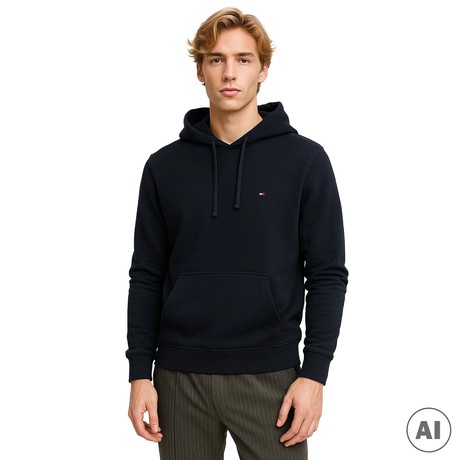 TOMMY HILFIGER MW0MW37235 - BLUE - SWEATSHIRTS