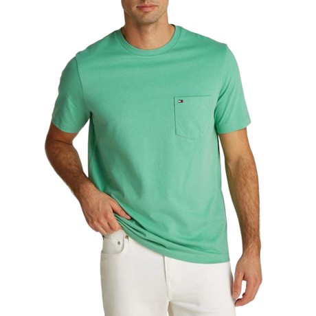 TOMMY HILFIGER MW0MW37283 - GREEN - T-SHIRT