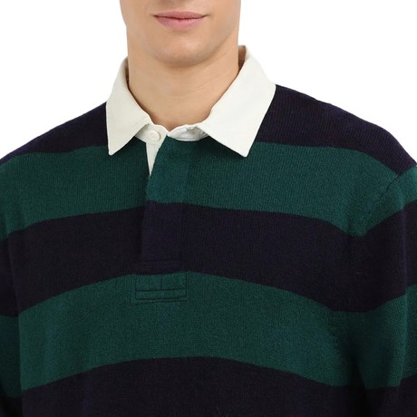 TOMMY HILFIGER MW0MW37897 - GREEN|DESERT SKY  - JERSEYS - Image 3