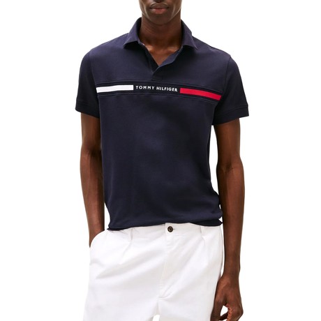 TOMMY HILFIGER MW0MW38130 - Desert Sky - TRICOURI POLO