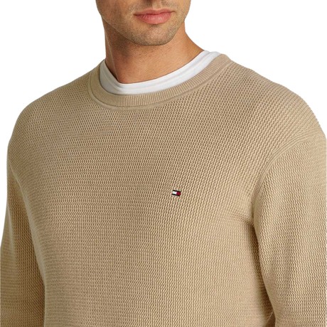 TOMMY HILFIGER MW0MW38600 - BEIGE  - JERSEYS - Image 3