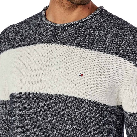 TOMMY HILFIGER MW0MW38605 - IVORY PETAL|DESERT SKY  - KOSZULKI - Image 3