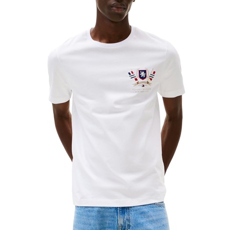 TOMMY HILFIGER MW0MW38612 - WHITE - ФУТБОЛКА