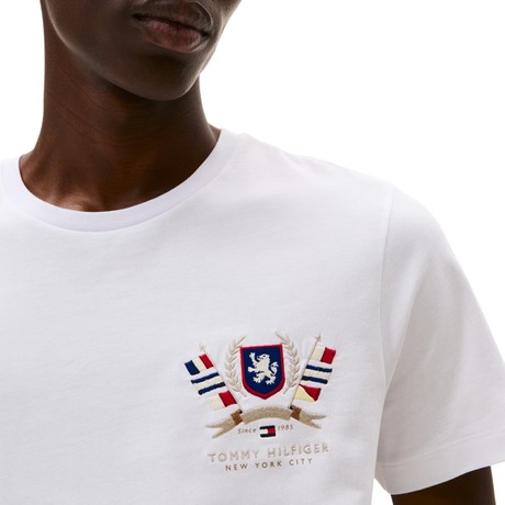 TOMMY HILFIGER MW0MW38612 - WHITE - ФУТБОЛКА - Image 3