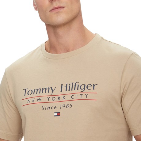 TOMMY HILFIGER MW0MW38621 - SANDALWOOD - T SHIRT - Image 3