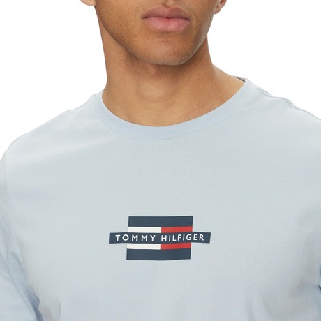 TOMMY HILFIGER MW0MW38636 - Breezy Blue - T-SHIRT - Image 3
