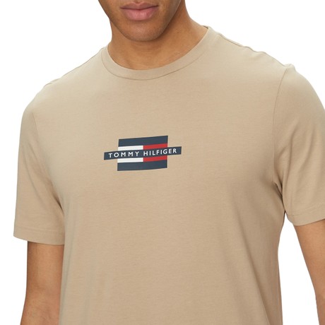 TOMMY HILFIGER MW0MW38636 - SANDALWOOD - T-SHIRT - Image 3