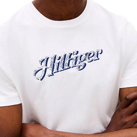 TOMMY HILFIGER MW0MW38642 - WHITE - T SHIRT - Image 3