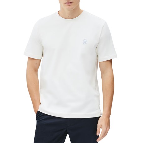 TOMMY HILFIGER MW0MW39256 - EGGSHELL - T SHIRT
