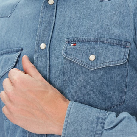 TOMMY HILFIGER MW0MW39903 - LIGHT BLUE DENIM - ŠIRICE - Image 3