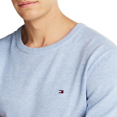 TOMMY HILFIGER MW0MW39999 - Vessel Blue Heather - JERSEYS - Image 3