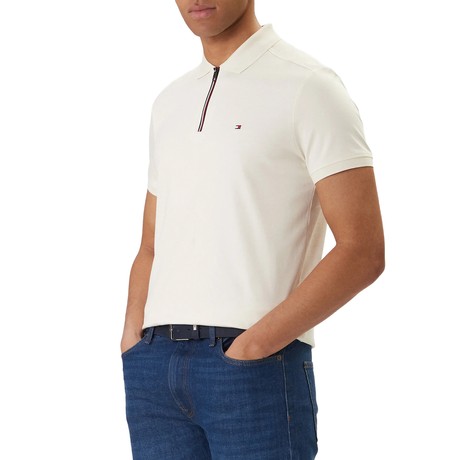 TOMMY HILFIGER MW0MW41613 - Ivory Petal - POLO