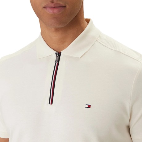 TOMMY HILFIGER MW0MW41613 - Ivory Petal - POLO - Image 3