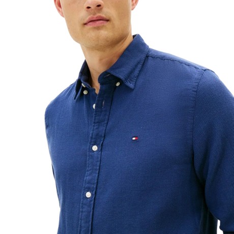 TOMMY HILFIGER MW0MW41672 - Carbon Navy - CAMISAS - Image 3