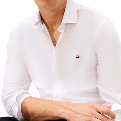 TOMMY HILFIGER MW0MW41684 - White - CAMISAS - Image 3