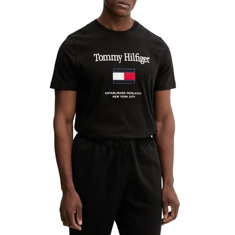 TOMMY HILFIGER MW0MW42736 - Black - T SHIRT