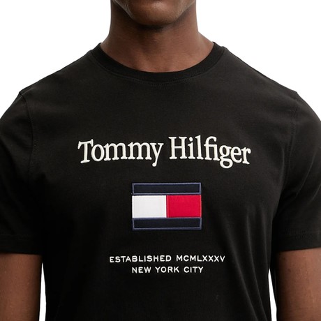 TOMMY HILFIGER MW0MW42736 - Black - T SHIRT - Image 3