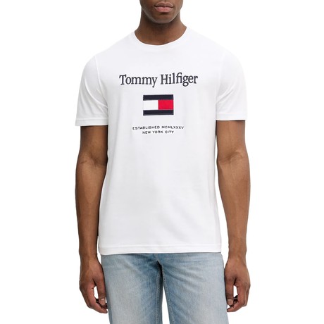 TOMMY HILFIGER MW0MW42736 - White - T SHIRT