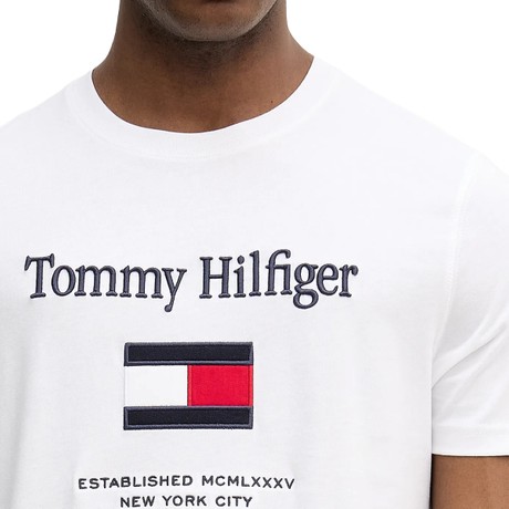 TOMMY HILFIGER MW0MW42736 - White - T SHIRT - Image 3