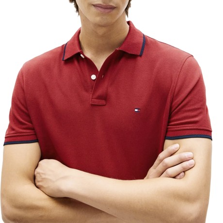 TOMMY HILFIGER MW0MW42748 - Regatta Red|BLU - POLO - Image 3