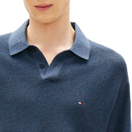 TOMMY HILFIGER MW0MW42795 - Aegean Sea Heather - KOSZULKI POLO - Image 3