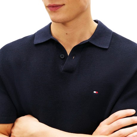 TOMMY HILFIGER MW0MW42795 - Navy Blue - KOSZULKI POLO - Image 3