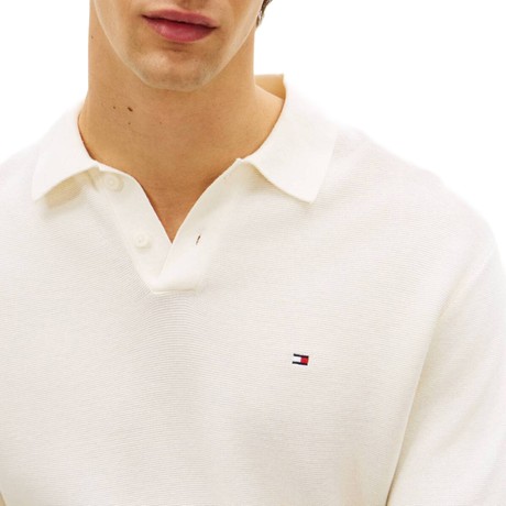TOMMY HILFIGER MW0MW42795 - Ivory Petal - KOSZULKI POLO - Image 3