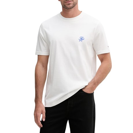 TOMMY HILFIGER MW0MW43066 - Ecru - TRICOU